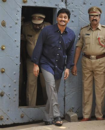 Image result for jagan coming out of jail